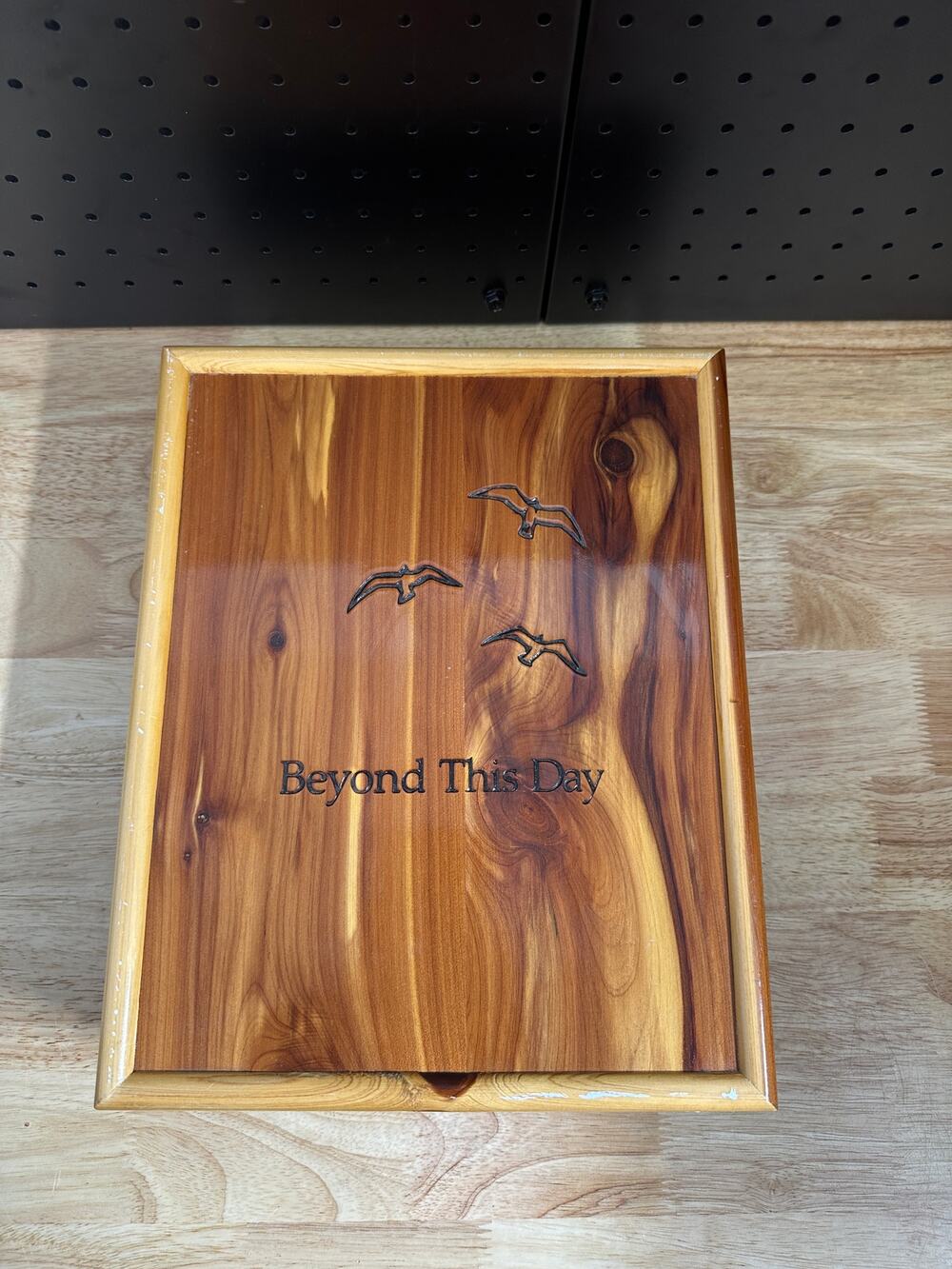 Vintage Bereavement Dove Box Beyond this Day The Way of Hope Memorial Book